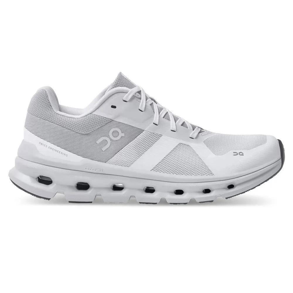 Women's Wide Fit On Running Cloudrunner Training Shoes - White/Frost sold by Wide Fit Shoes product image thumbnail 2