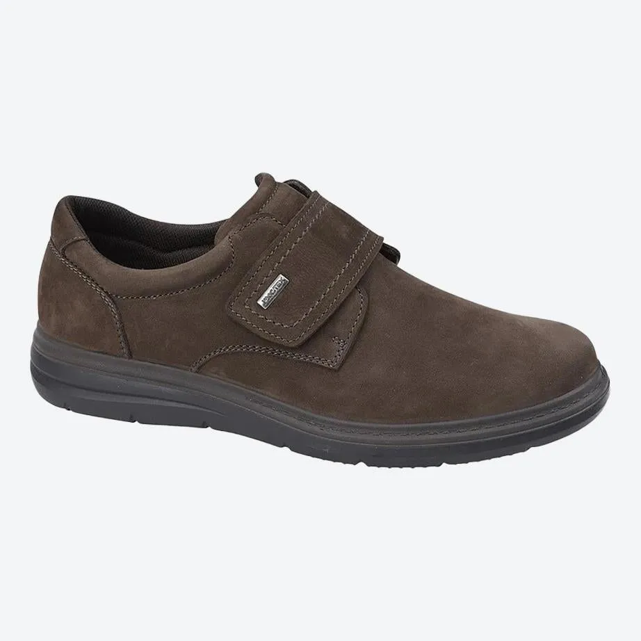 Men's Wide Fit Roamers M337 Touch Fastening Shoes - Brown Leather sold by Wide Fit Shoes product image thumbnail 2