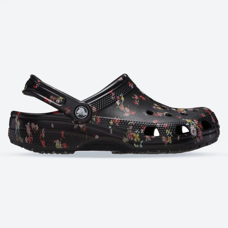 Women's Crocs 210397 Classic Graphic Clog Sandals sold by Wide Fit Shoes