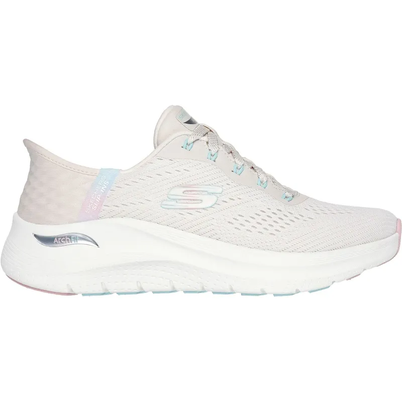 Women's Wide Fit Skechers 150066 Slip-ins Arch Fit 2.0 Easy Chic Trainers sold by Wide Fit Shoes