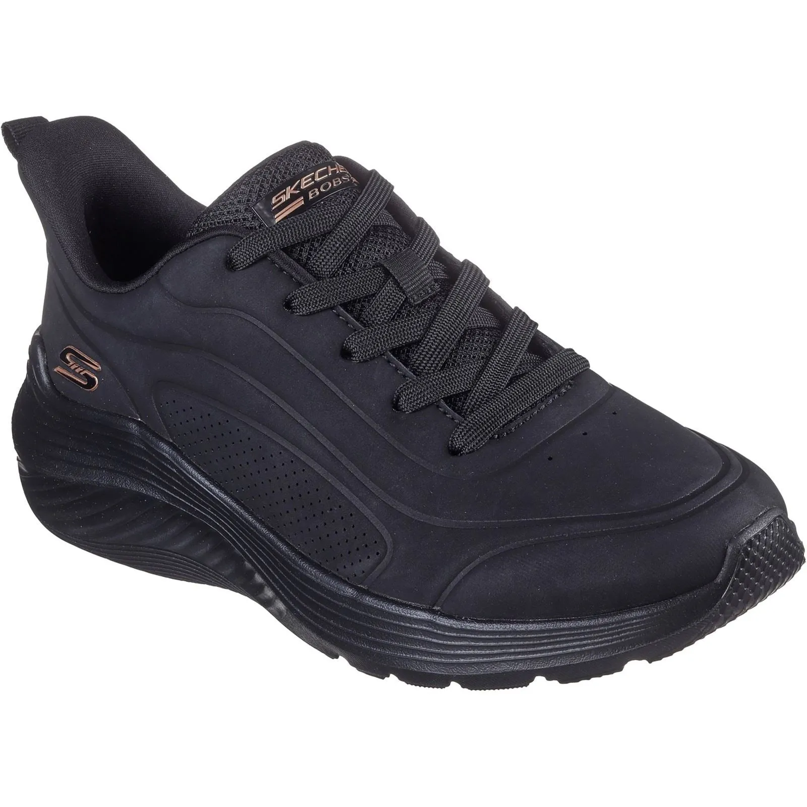 Women's Wide Fit Skechers 117497W Bobs Sport Squad Waves Trainers sold by Wide Fit Shoes product image thumbnail 2