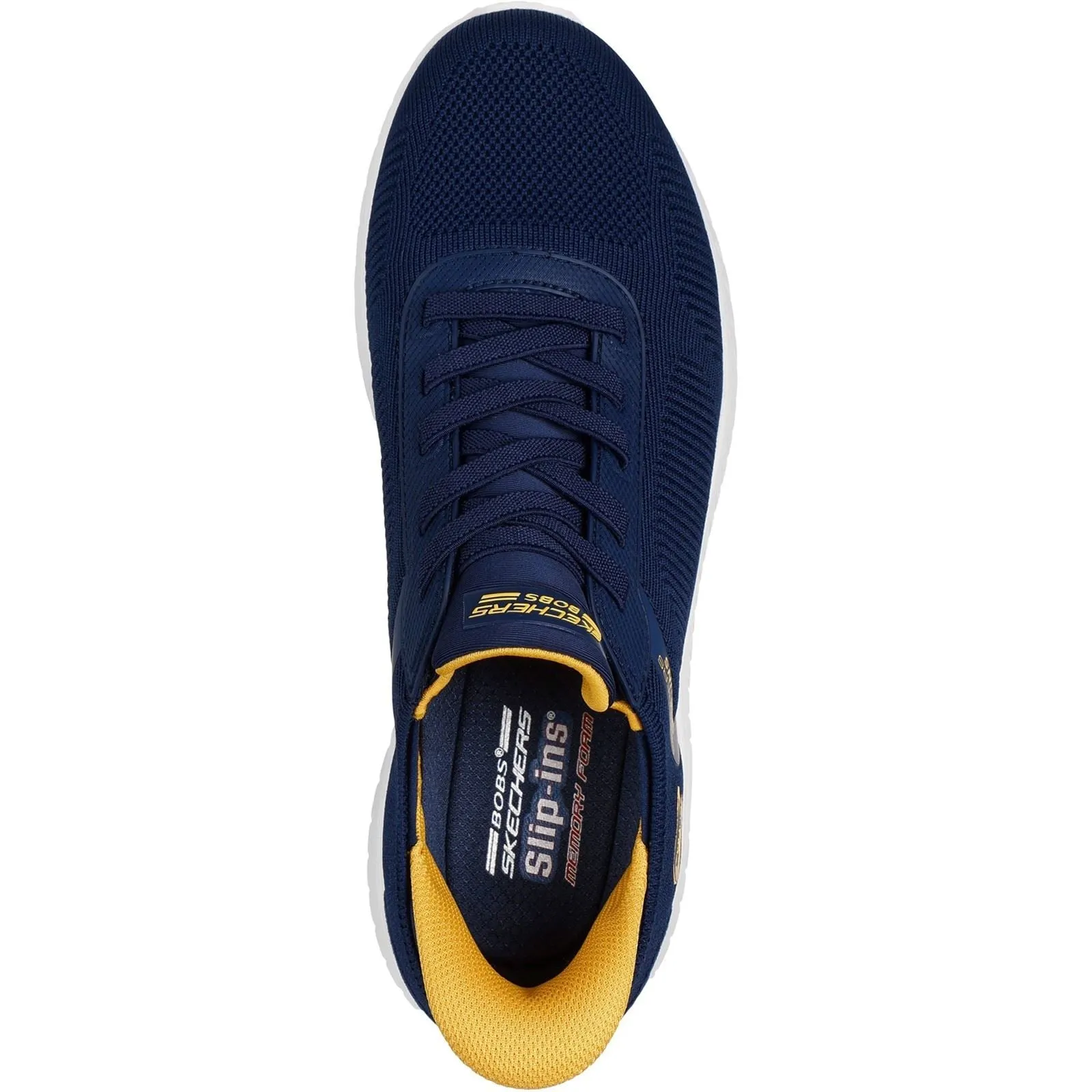 Men's Wide Fit Skechers 118312 Slip-ins Bobs Sport Squad Chaos Solid Step Trainers sold by Wide Fit Shoes product image thumbnail 4