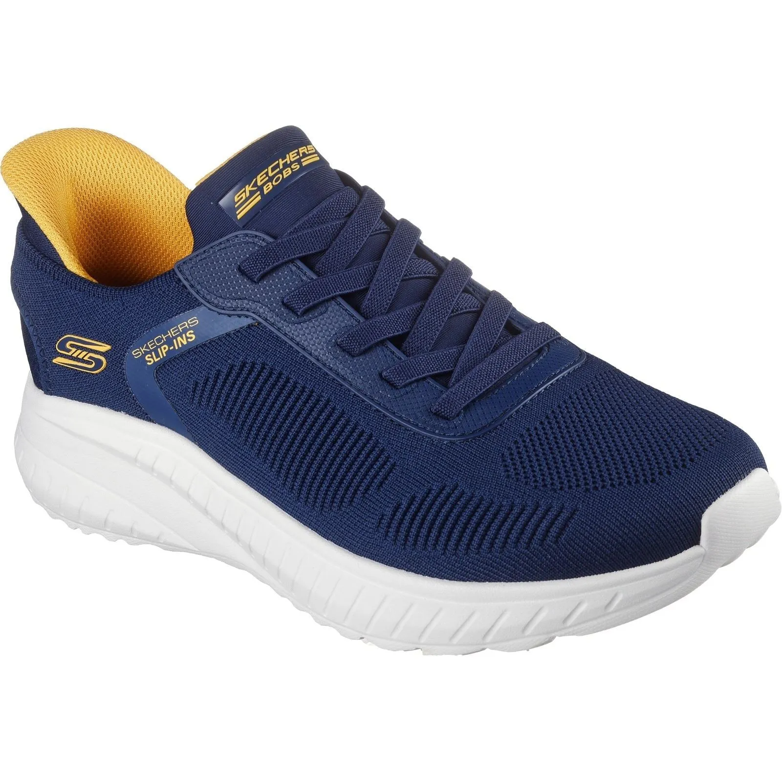 Men's Wide Fit Skechers 118312 Slip-ins Bobs Sport Squad Chaos Solid Step Trainers sold by Wide Fit Shoes product image thumbnail 2
