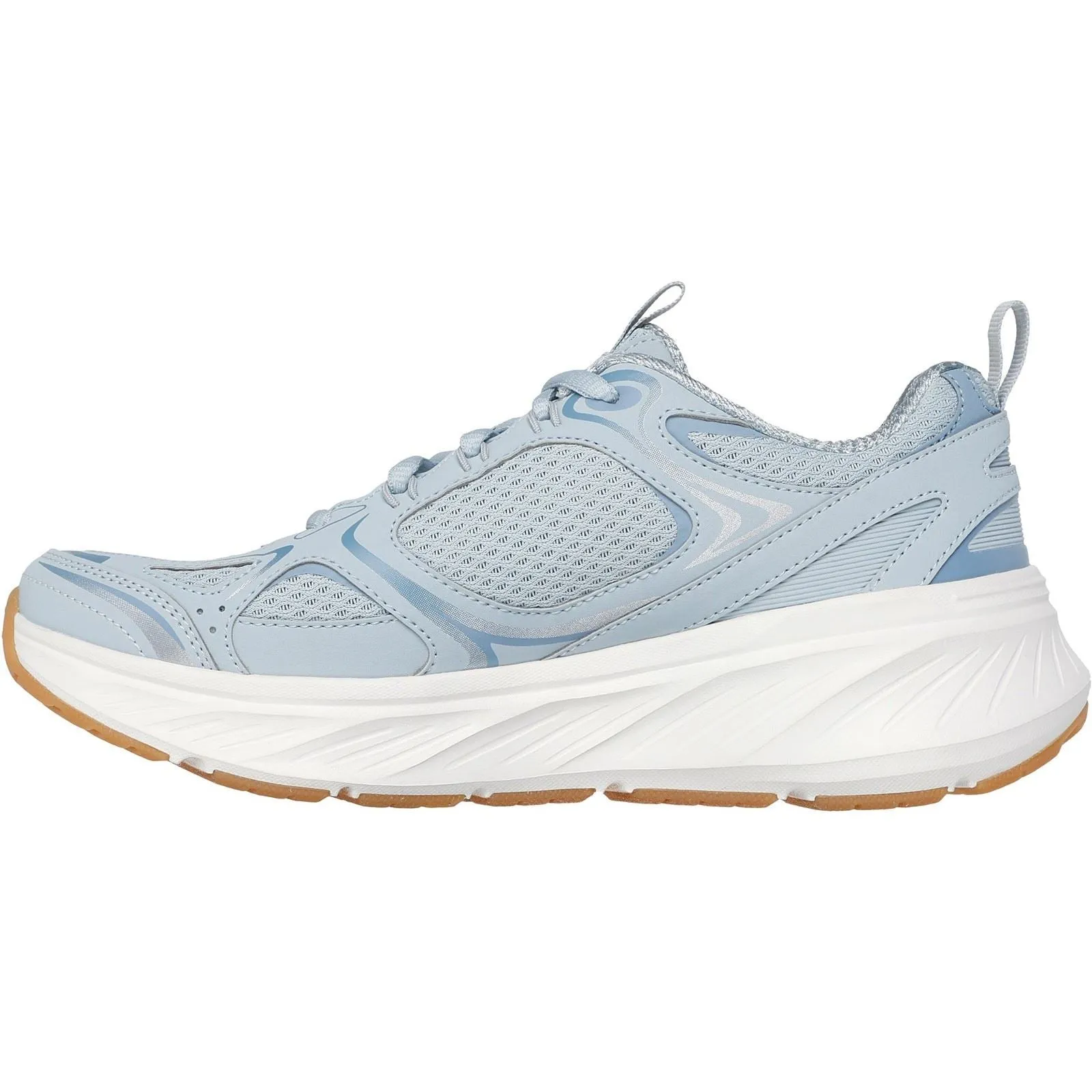 Women's Relaxed Fit Skechers 150475 Edgeride Silver Eclipse Trainers sold by Wide Fit Shoes product image thumbnail 3