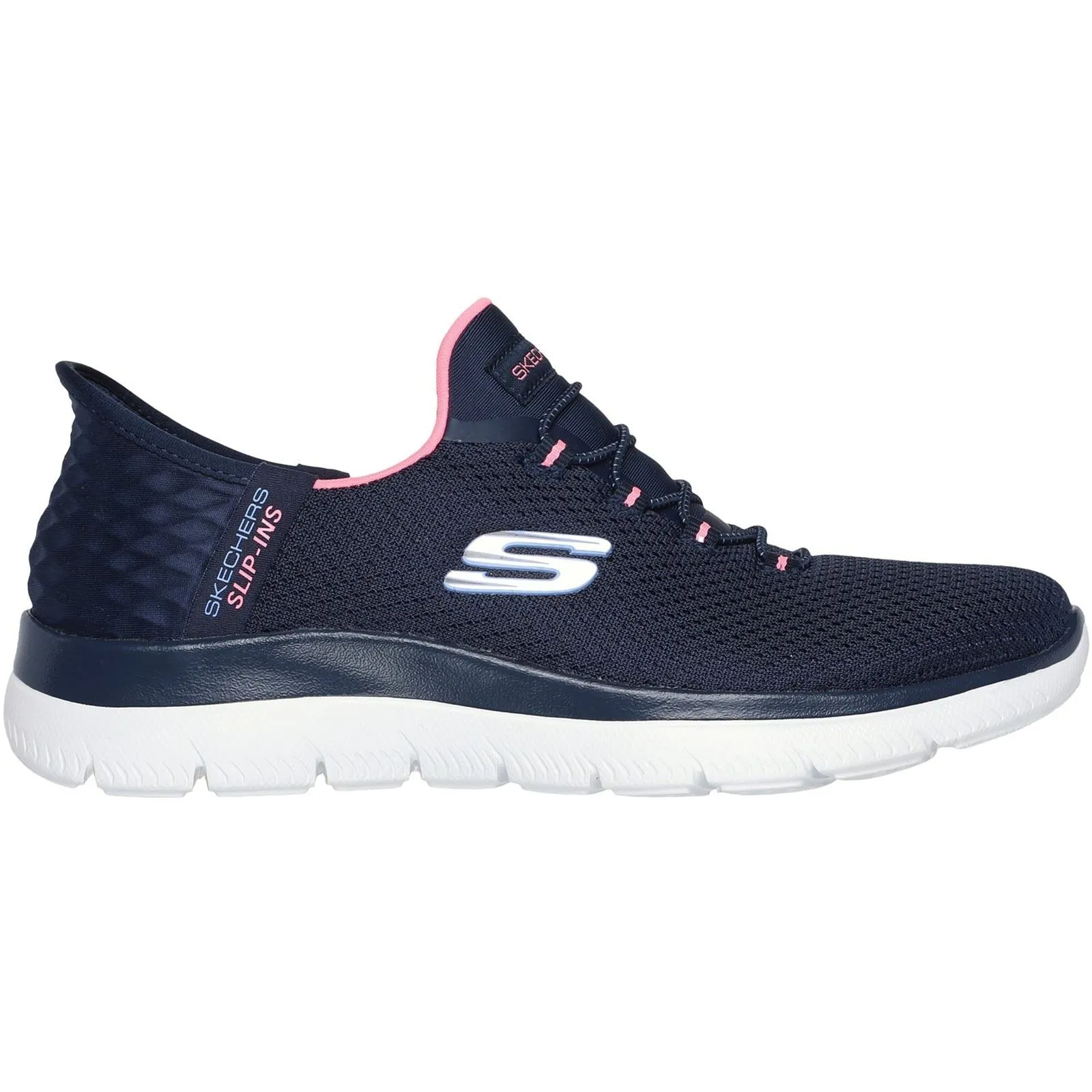 Women's Wide Fit Skechers 150123 Slip-ins Summits Diamond Dream Trainer sold by Wide Fit Shoes