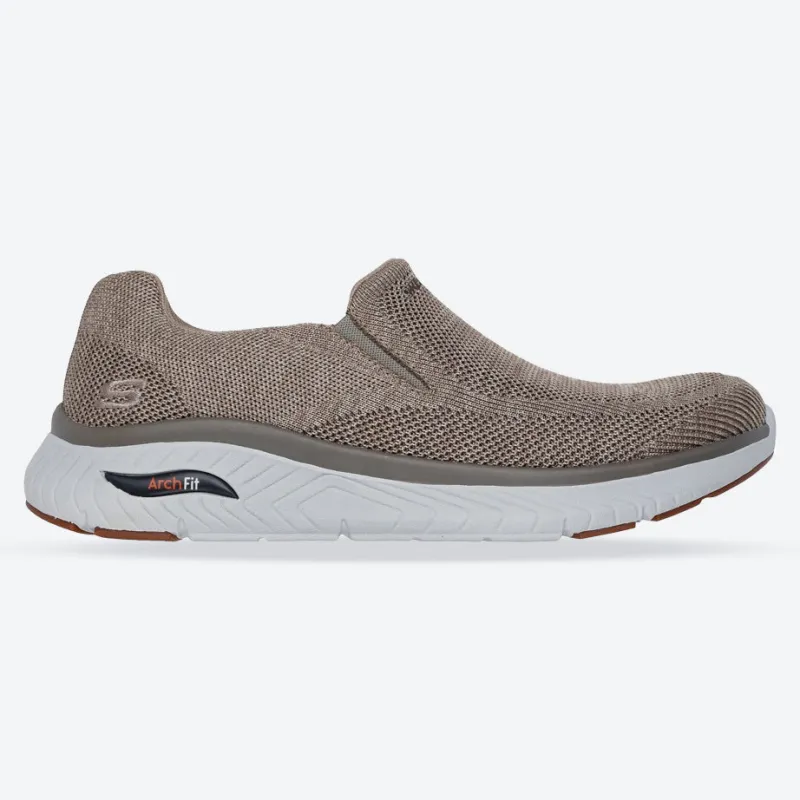 Men's Wide Fit Skechers Arch Fit Crosser Locke Trainers sold by Wide Fit Shoes