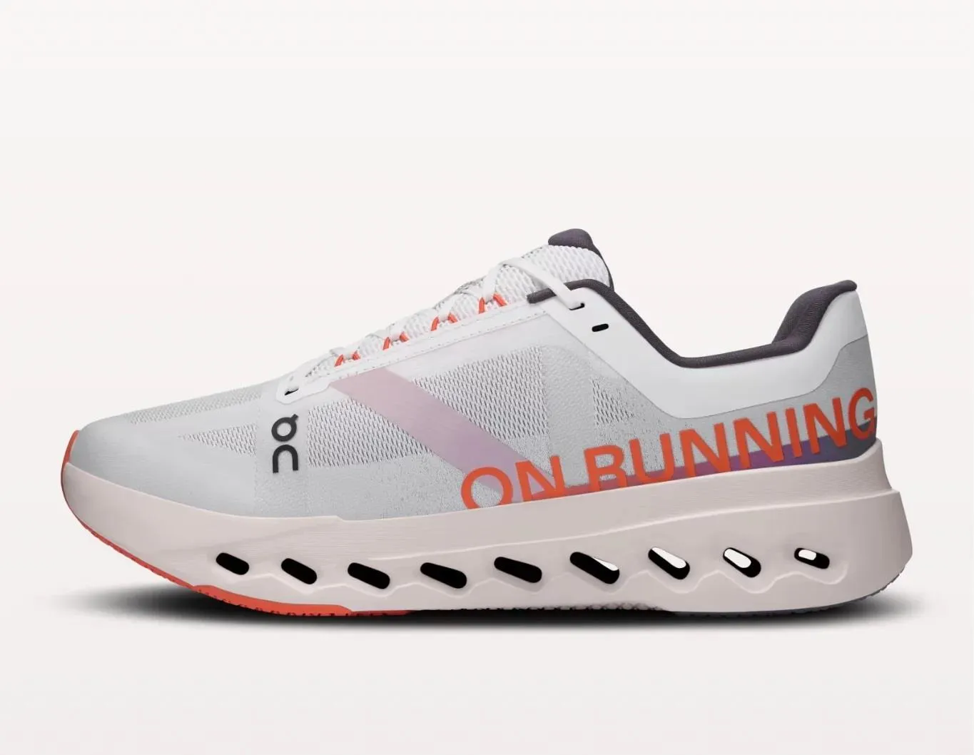 Women's Wide Fit On Cloudsurfer Next Wide Training Shoes - White/Flame sold by Wide Fit Shoes product image thumbnail 3