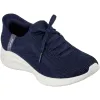 Women's Wide Fit Skechers 149710 Slip-ins Ultra Flex 3.0 Brilliant Path Trainers - Navy sold by Wide Fit Shoes