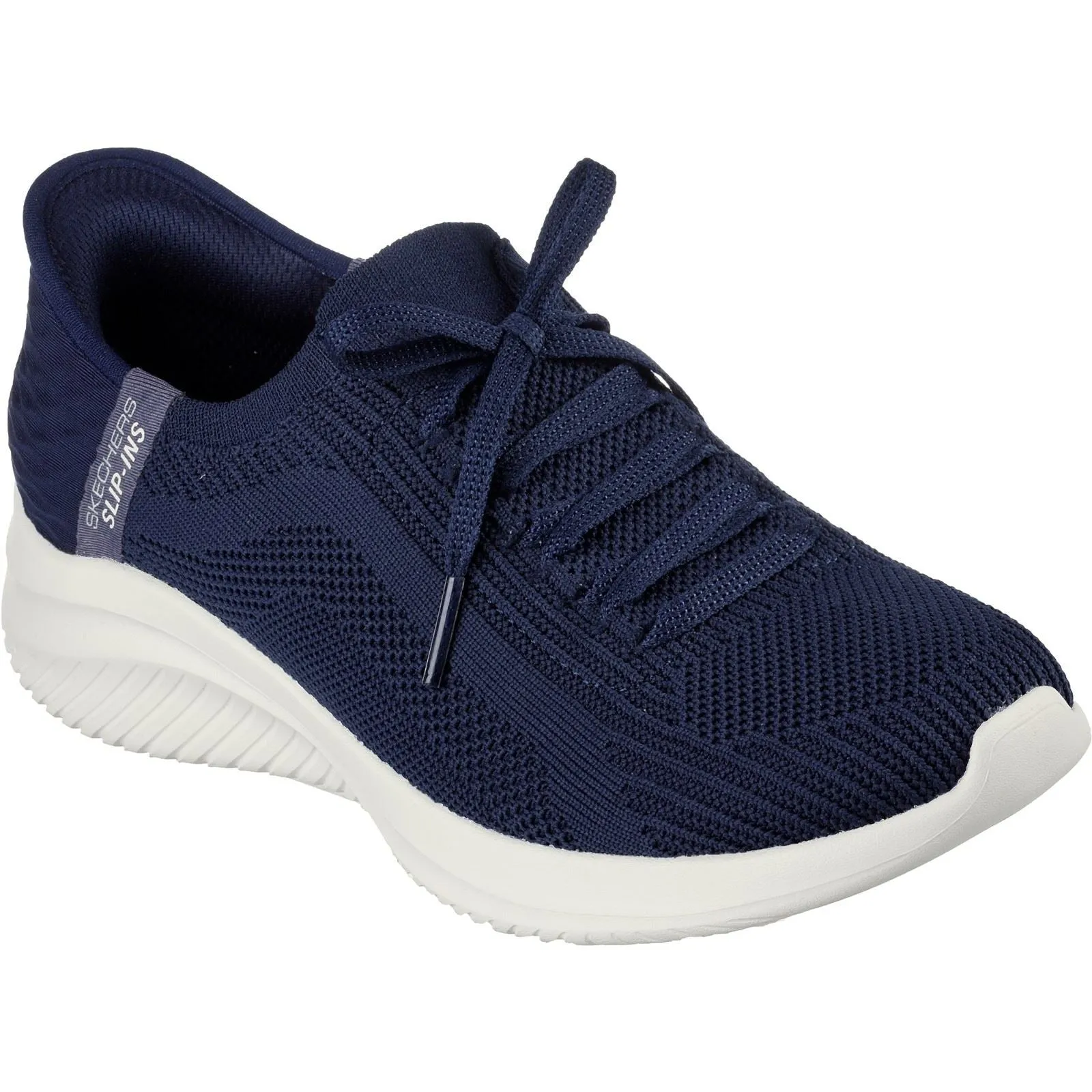 Women's Wide Fit Skechers 149710 Slip-ins Ultra Flex 3.0 Brilliant Path Trainers - Navy sold by Wide Fit Shoes product image thumbnail 3