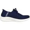 Women's Wide Fit Skechers 149710 Slip-ins Ultra Flex 3.0 Brilliant Path Trainers - Navy sold by Wide Fit Shoes