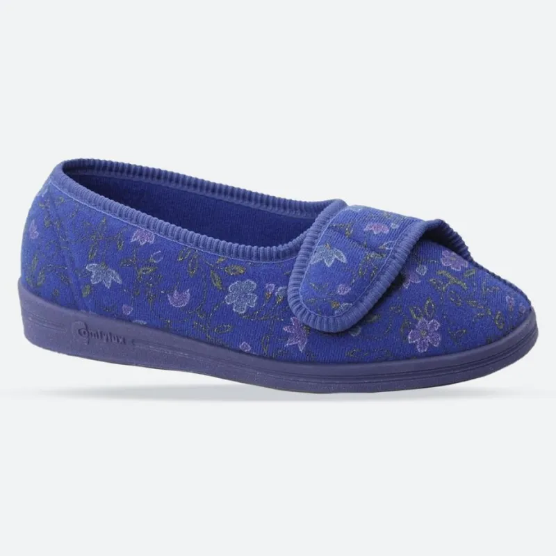 Women's Wide Fit Comfylux LS442C Diana Slippers sold by Wide Fit Shoes