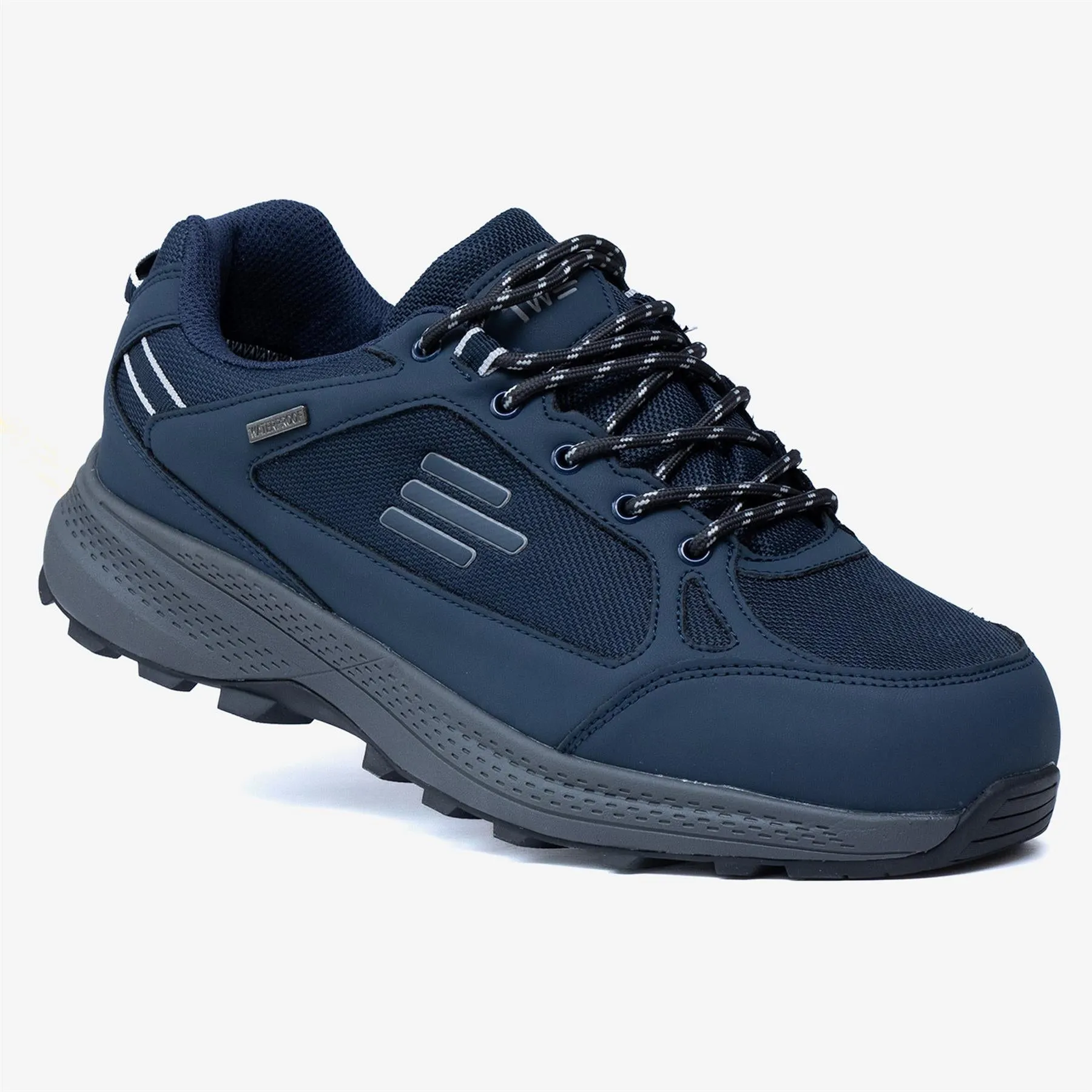 Men's Wide Fit Tredd Well Cloud Walk Trainers - Navy sold by Wide Fit Shoes product image thumbnail 3