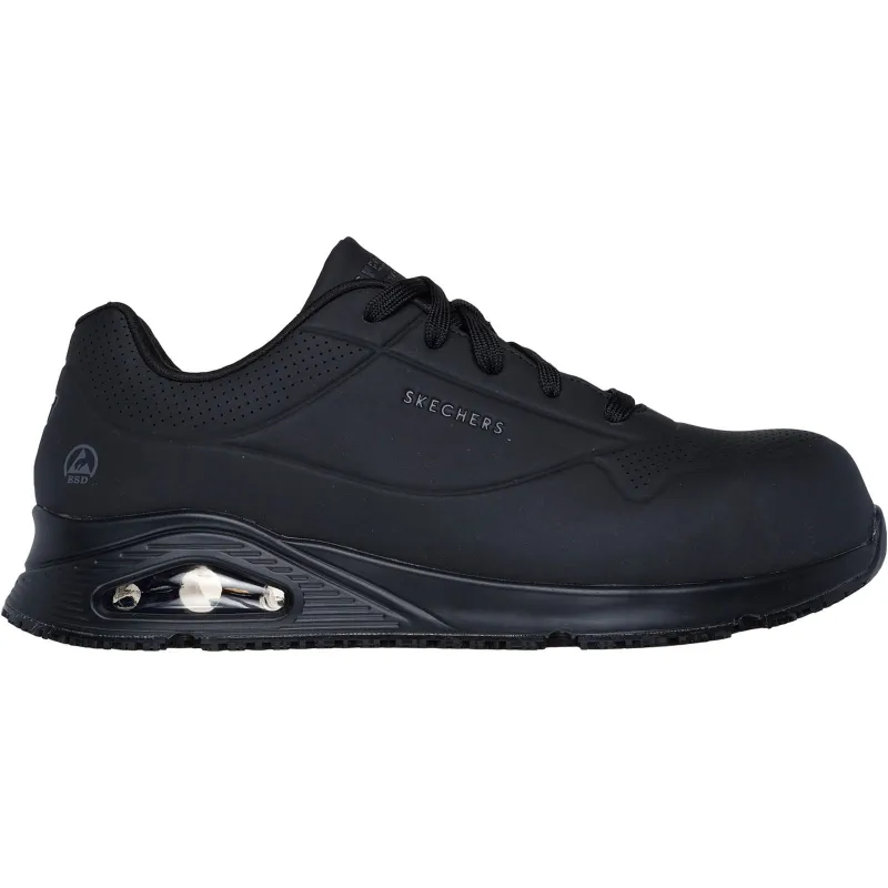 Men's Wide Fit Skechers 200177EC Uno Sr Doltin Safety Trainers sold by Wide Fit Shoes