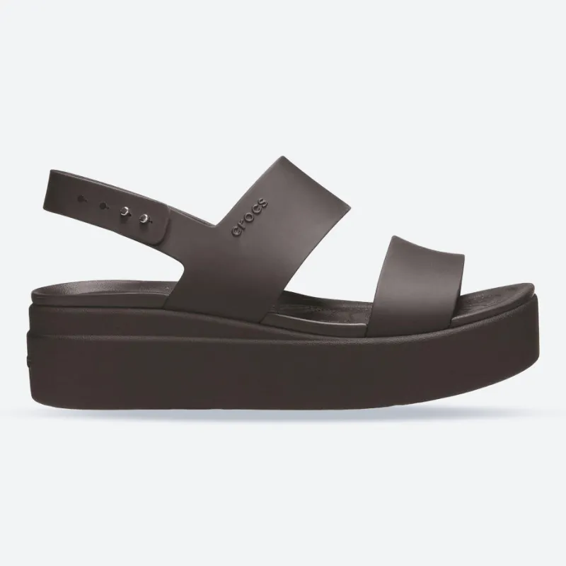 Women's Crocs 206453 Brooklyn Low Wedge Sandals sold by Wide Fit Shoes