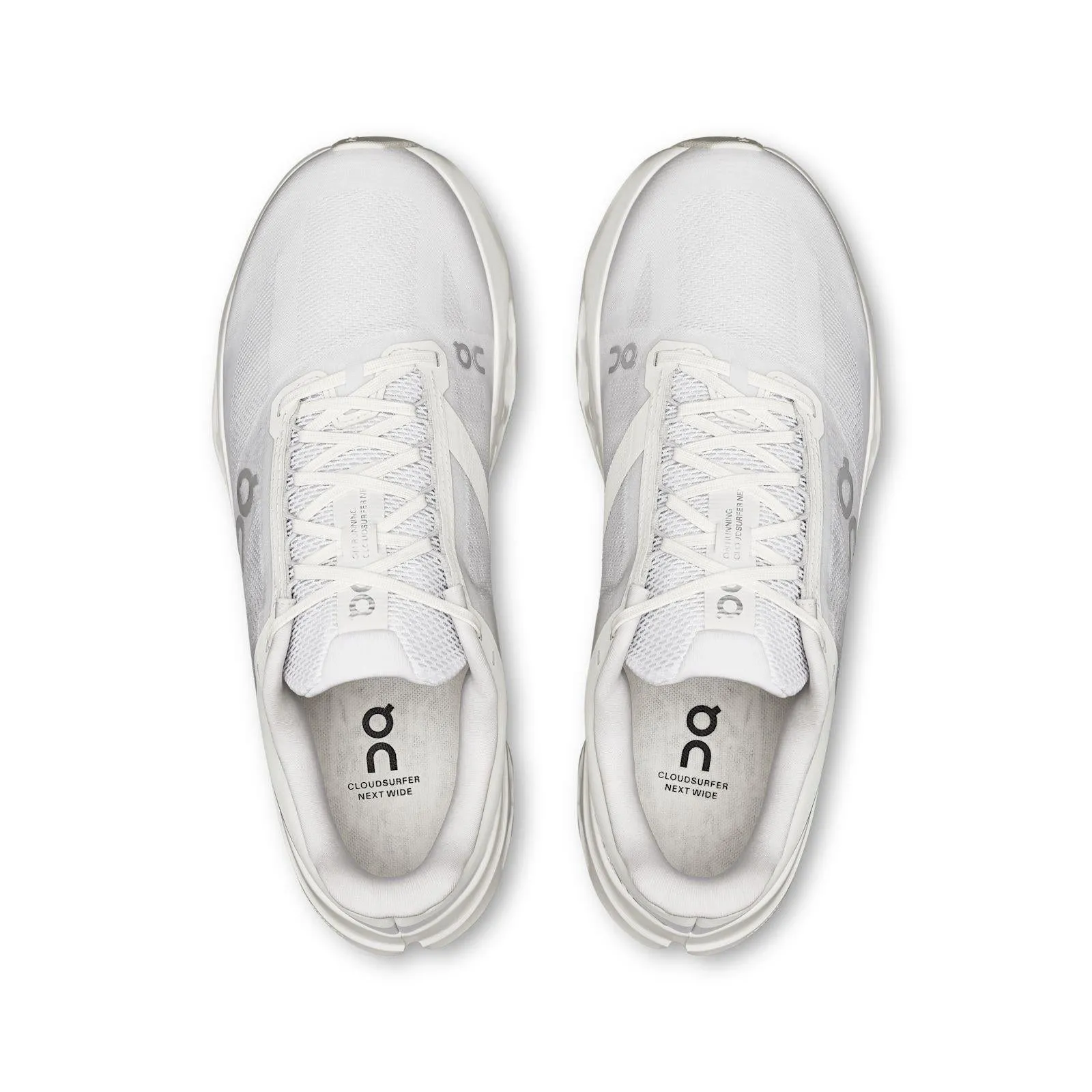 Men's Wide Fit On Cloudsurfer Next Wide Training Shoes - White/White sold by Wide Fit Shoes product image thumbnail 5