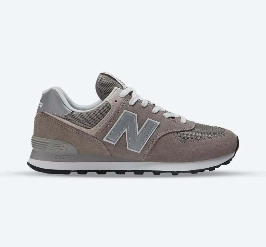 Men's Wide Fit New Balance ML574EVG Walking/Running Trainers - Exclusive - Grey ENCAP Width 4E sold by Wide Fit Shoes