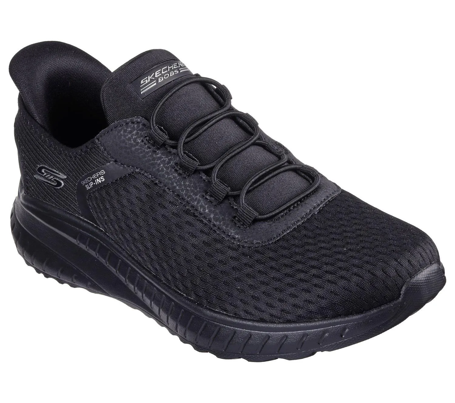 Women's Wide Fit Skechers 117504 Slip-ins Bobs Sport Squad Chaos In Color Trainers sold by Wide Fit Shoes product image thumbnail 3