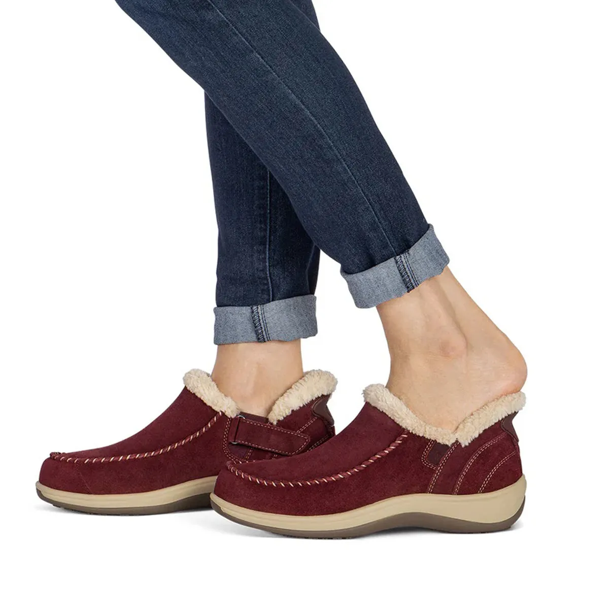 Women's Wide Fit Orthofeet 80042 Lorin Hands-free Shoes sold by Wide Fit Shoes product image thumbnail 2