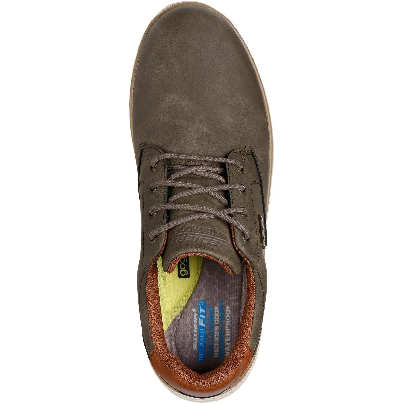 Men's Relaxed Fit Skechers 205234 Garlan Pryor Waterproof Trainers sold by Wide Fit Shoes product image thumbnail 5