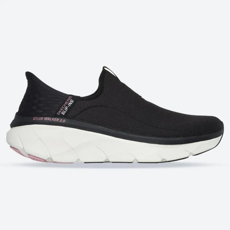 Women's Relaxed Fit Skechers 150099 Slip-ins Sport D'lux Walker 2.0 Happy Step Trainers made by Skechers