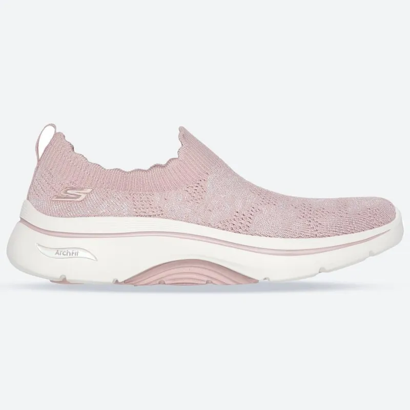 Women's Wide Fit Skechers 125329 Go Walk Arch Fit 2.0 Rosa Linda Trainers sold by Wide Fit Shoes