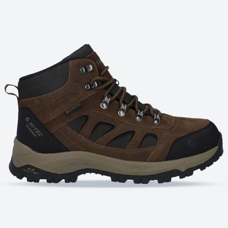 Men's Wide Fit Hi-Tec Bandera Expedition Mid Hiking Waterproof Boots sold by Wide Fit Shoes