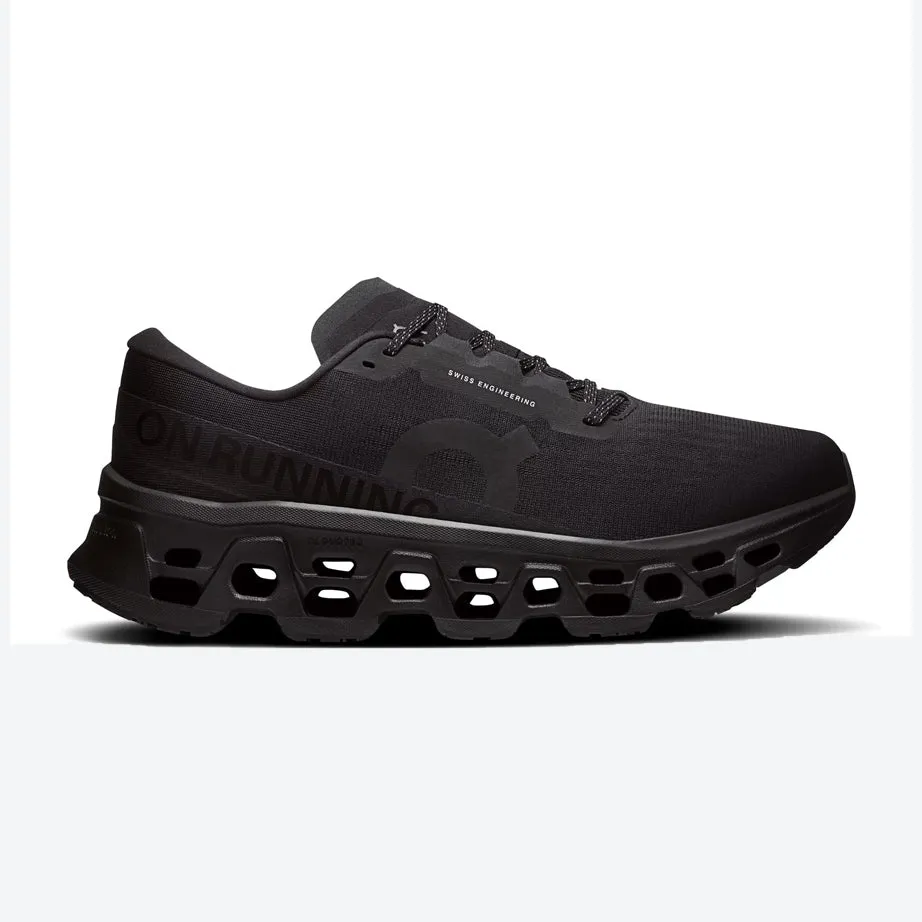 Mens Wide Fit On Cloudmonster 3 Trainers - Black sold by Wide Fit Shoes