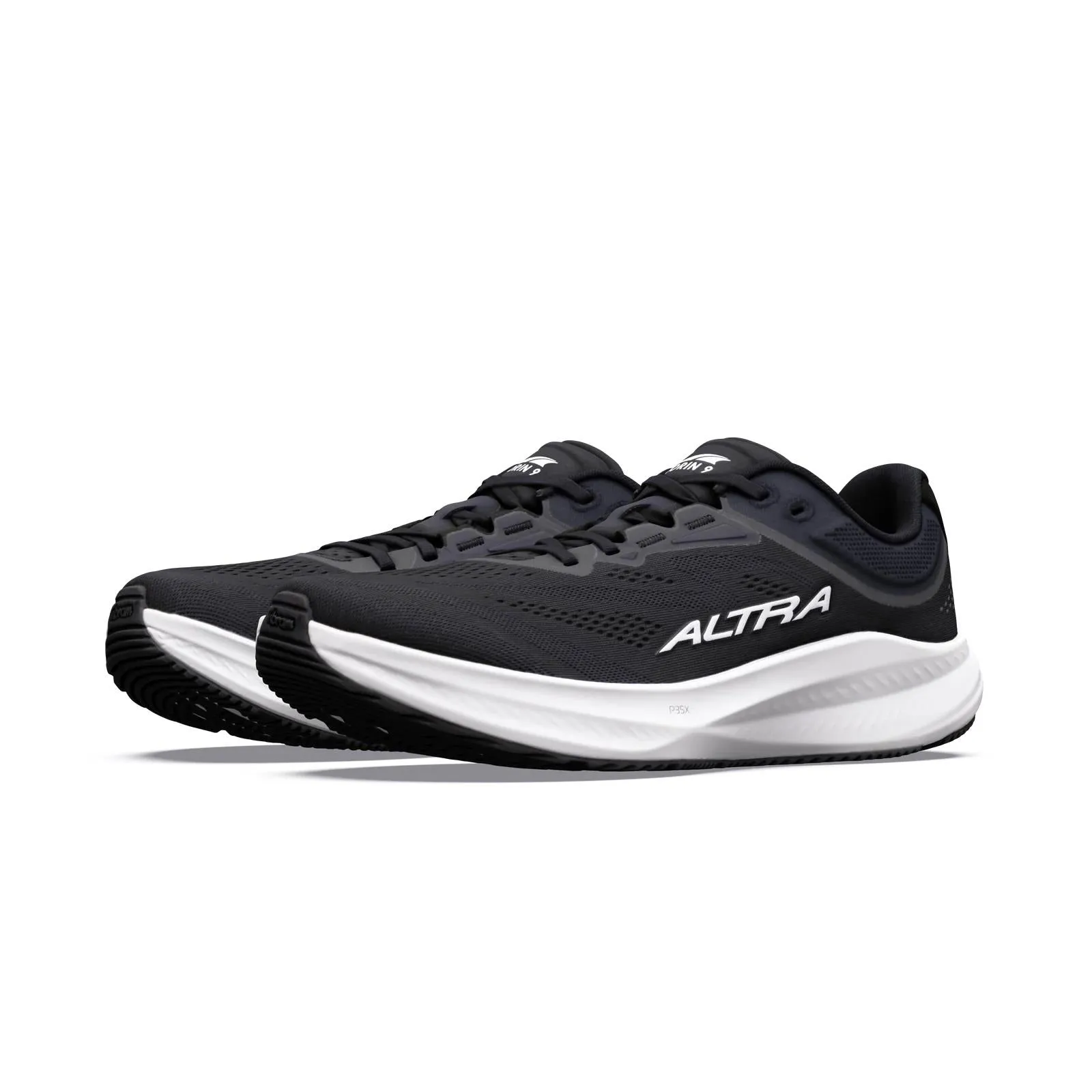 Men's Wide Fit Altra Torin 9 Trail Walking/Running Black/White Trainers sold by Wide Fit Shoes product image thumbnail 4