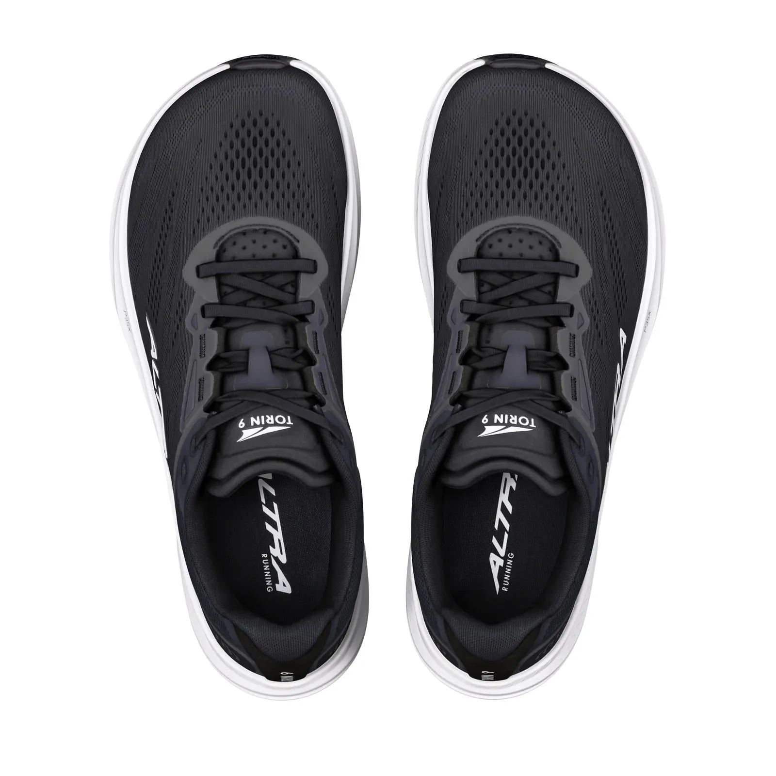 Men's Wide Fit Altra Torin 9 Trail Walking/Running Black/White Trainers sold by Wide Fit Shoes product image thumbnail 5