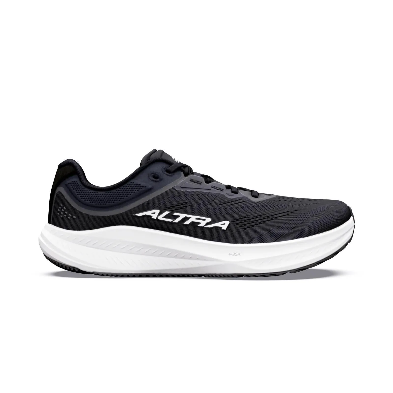 Men's Wide Fit Altra Torin 9 Trail Walking/Running Black/White Trainers sold by Wide Fit Shoes product image thumbnail 2
