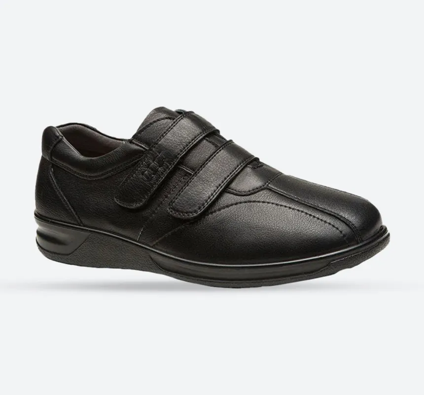 Mens Wide Fit Grunwald A-704 Velcro Strap Shoes sold by Wide Fit Shoes