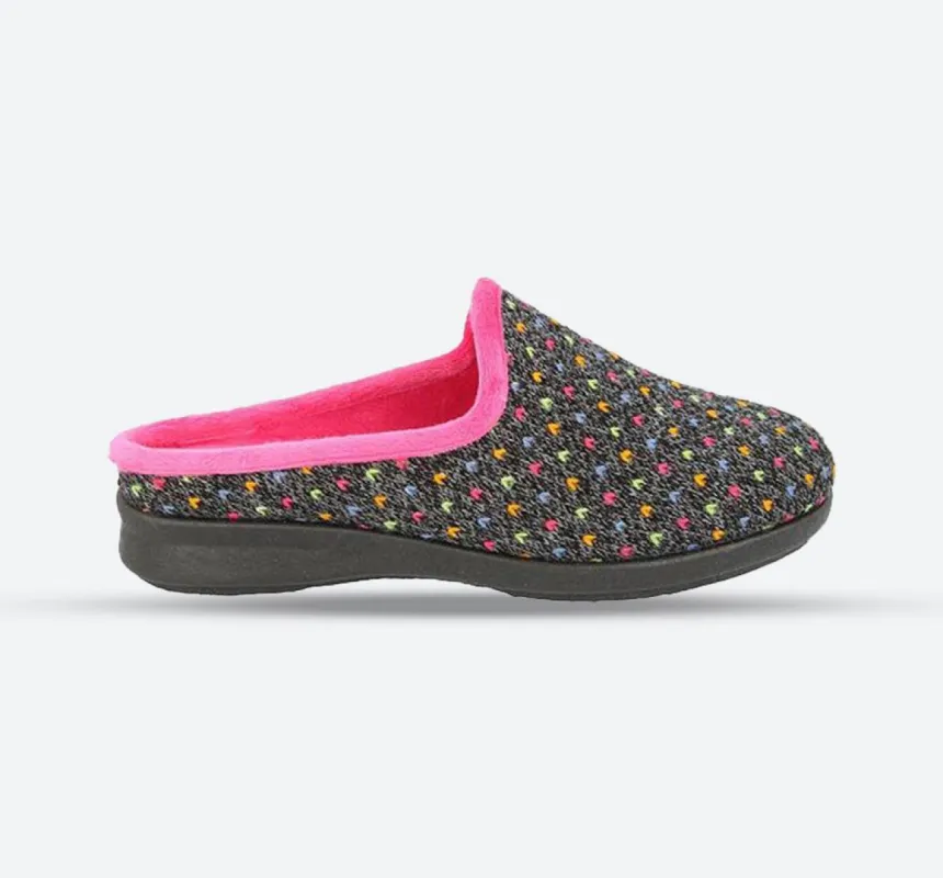 Womens Wide Fit DB Welney Mule Slippers sold by Wide Fit Shoes