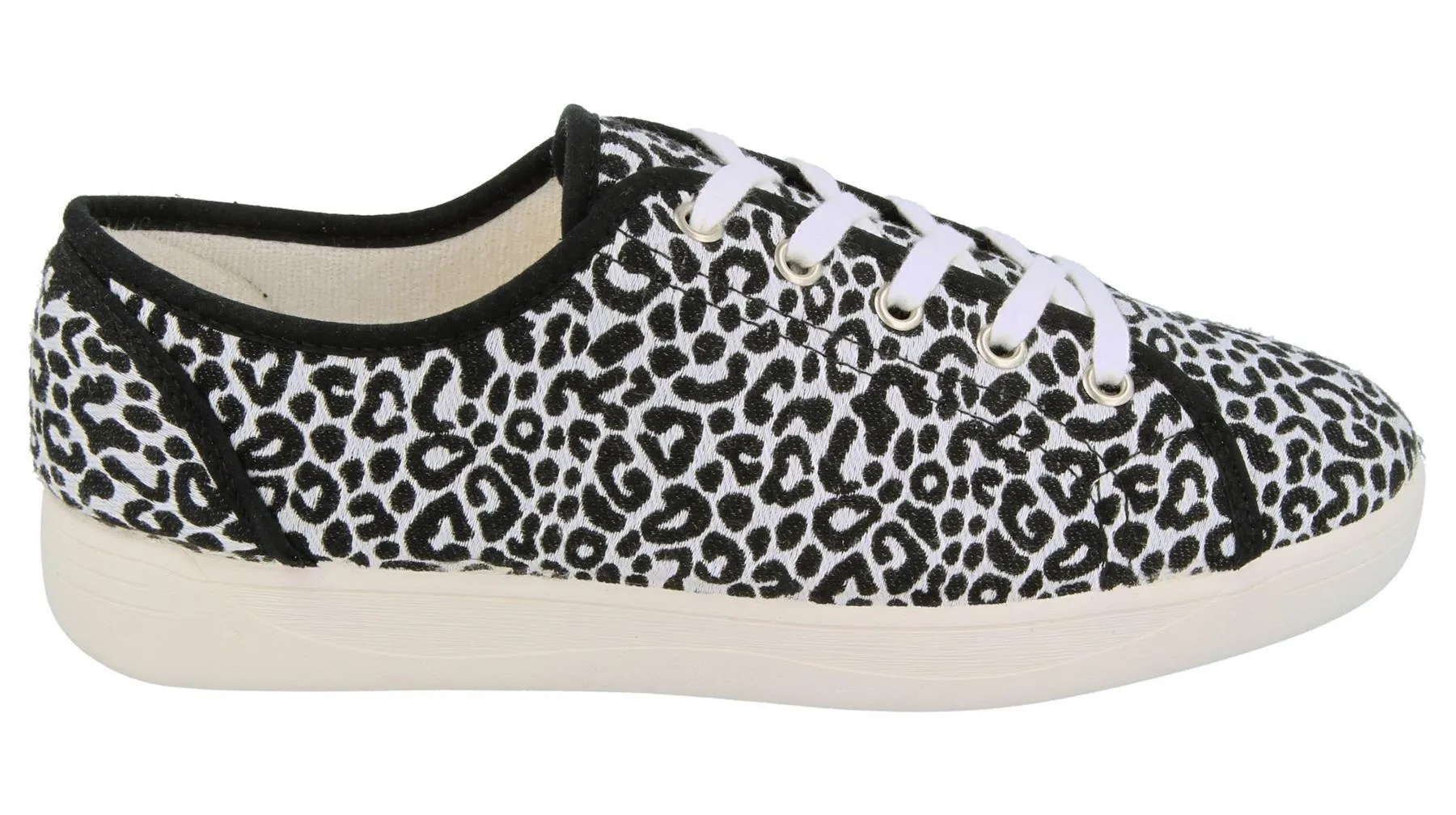 Womens Wide Fit DB Kentucky Canvas Shoes sold by Wide Fit Shoes product image thumbnail 2