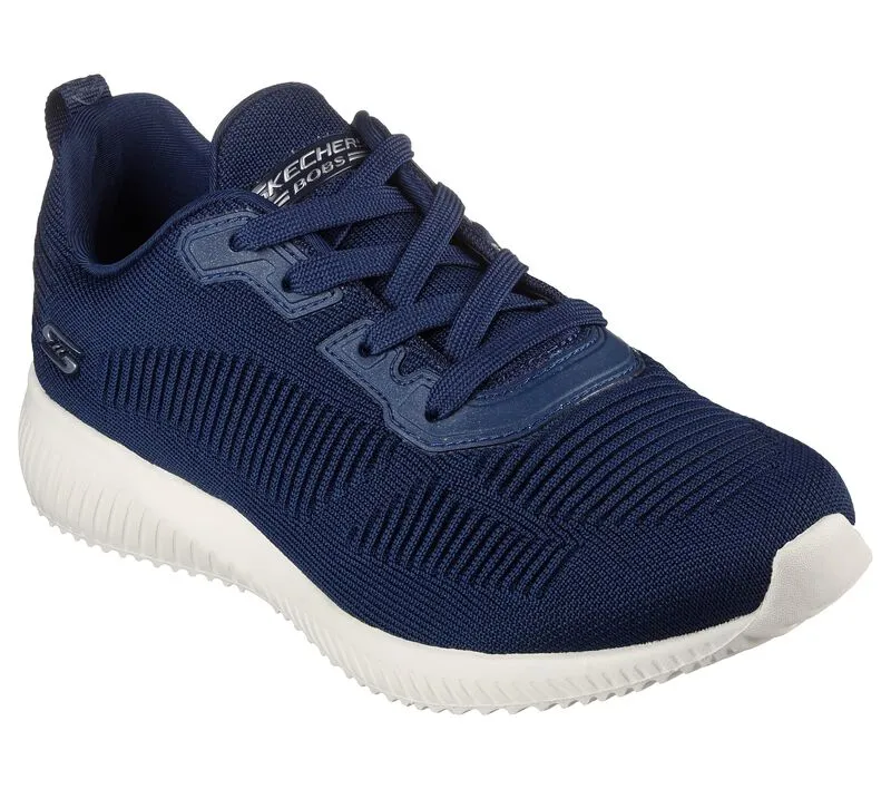 Womens Wide Fit Skechers Bobs Tough Talk-32504 Trainers - Navy sold by Wide Fit Shoes product image thumbnail 3
