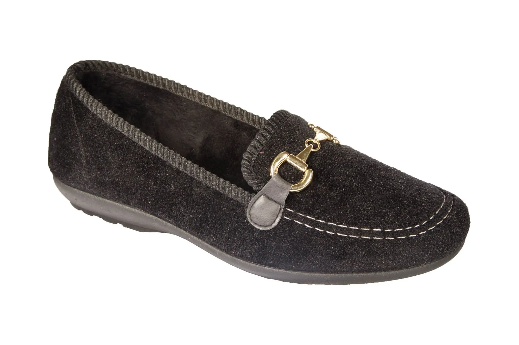 Womens Wide Fit DB Martha Slippers sold by Wide Fit Shoes product image thumbnail 2