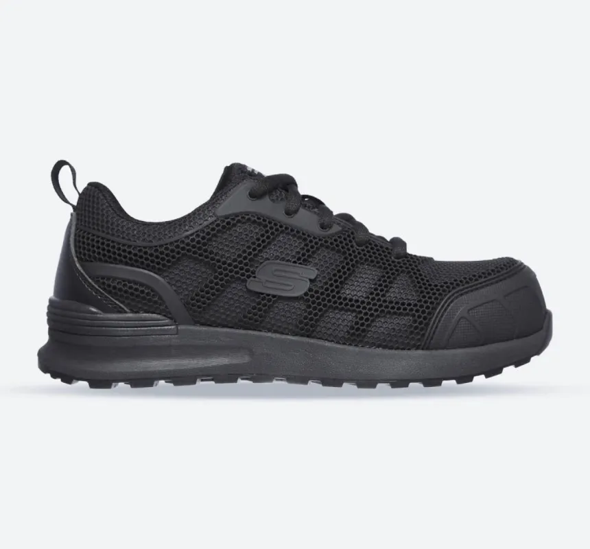 Women's Wide Fit Skechers 77289EC Bulklin Ayak Safety Shoes sold by Wide Fit Shoes