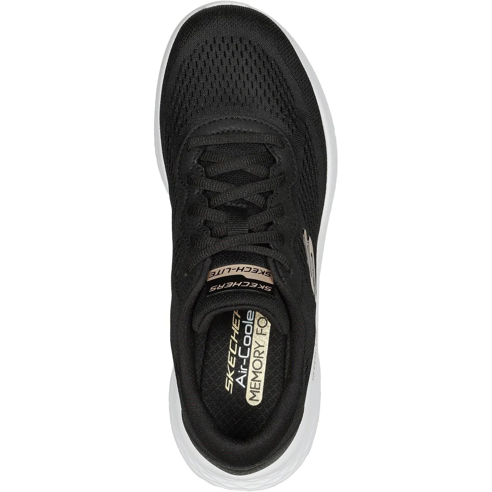 Women's Wide Fit Skechers 149991 Skech Lite Pro Perfect Time Trainers - Black/Rose Gold sold by Wide Fit Shoes product image thumbnail 5