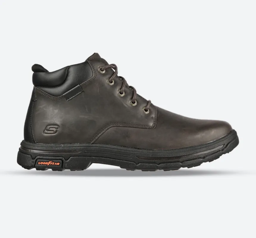 Men's Wide Fit Skechers 204394 Segment 2.0 Brogden Boots - Cocoa sold by Wide Fit Shoes