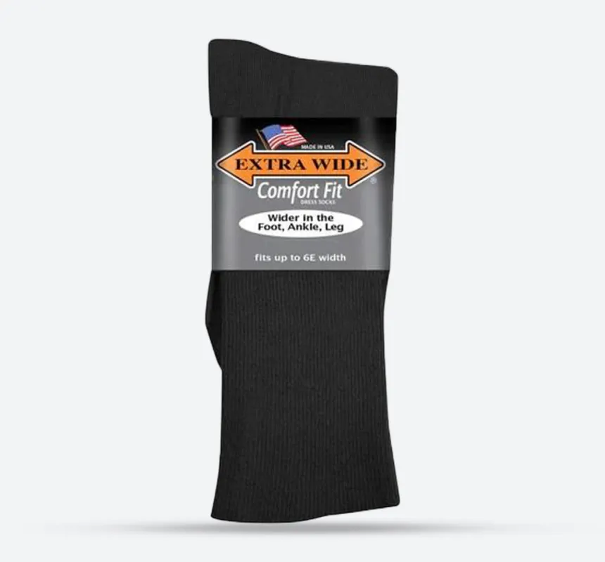 Mens Extra Wide 3801 Dress Socks sold by Wide Fit Shoes