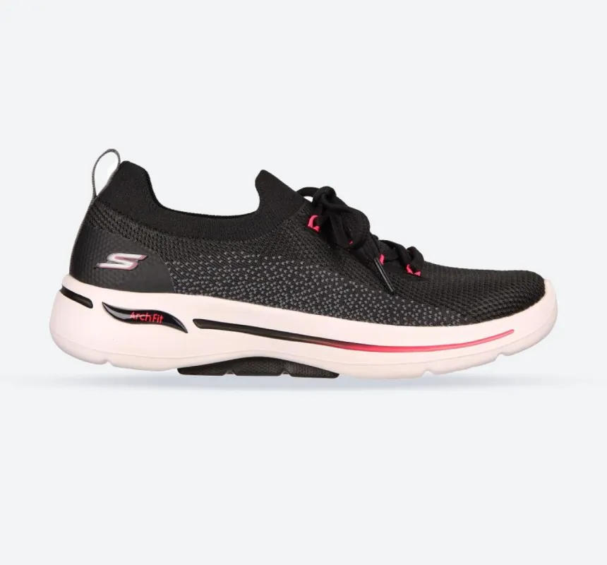 Women's Wide Fit Skechers 124863 Go Walk Arch Fit Clancy Trainers sold by Wide Fit Shoes