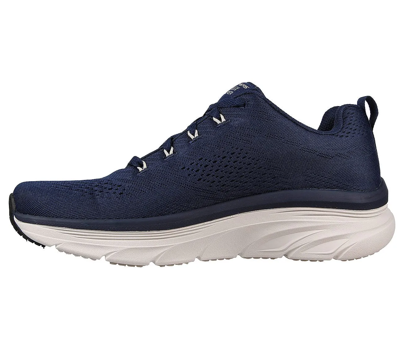 Men's Wide Fit Skechers 232364 Relaxed Fit Meerno D'lux Walker Trainers - Navy sold by Wide Fit Shoes product image thumbnail 4
