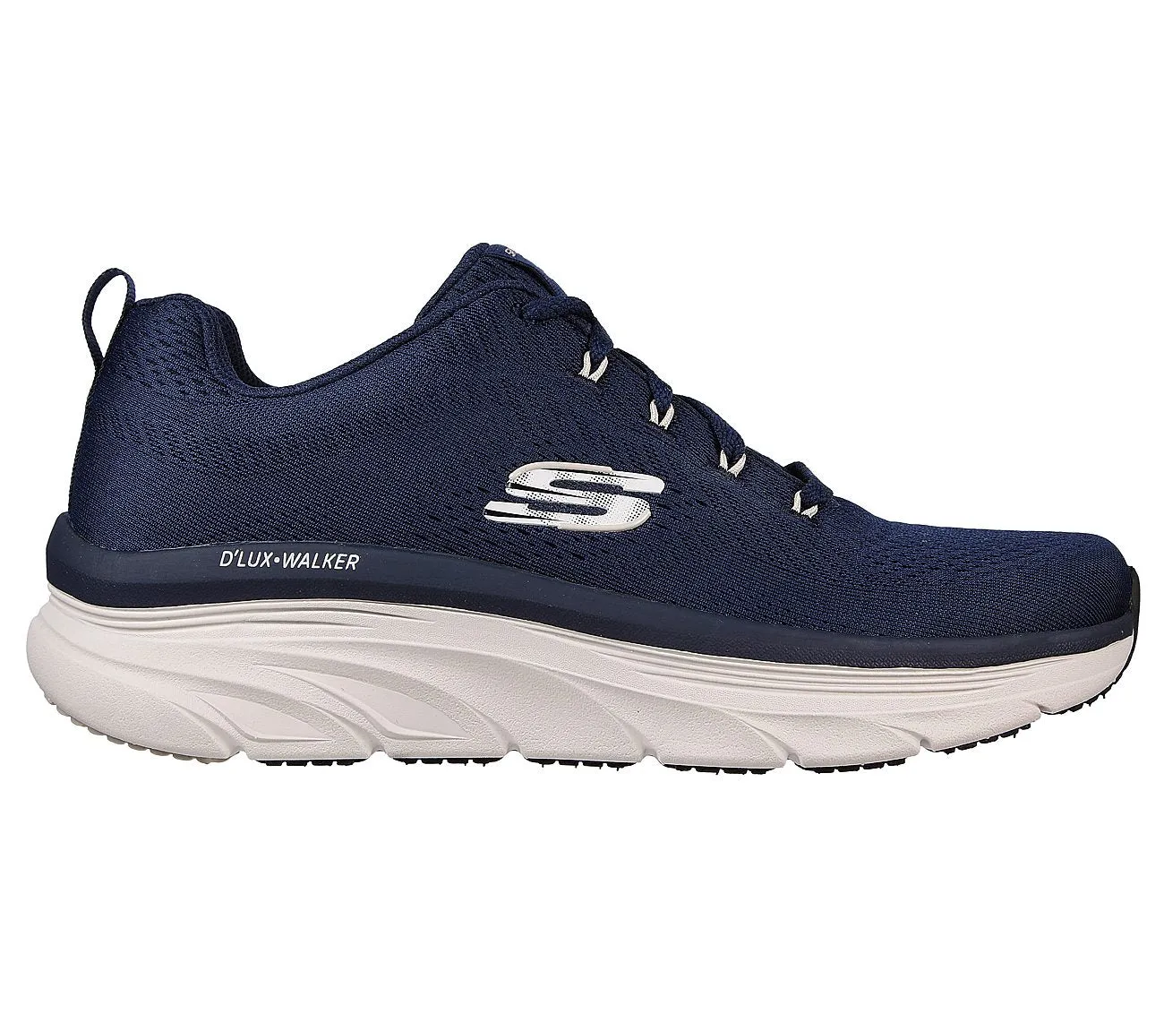 Men's Wide Fit Skechers 232364 Relaxed Fit Meerno D'lux Walker Trainers - Navy sold by Wide Fit Shoes product image thumbnail 2