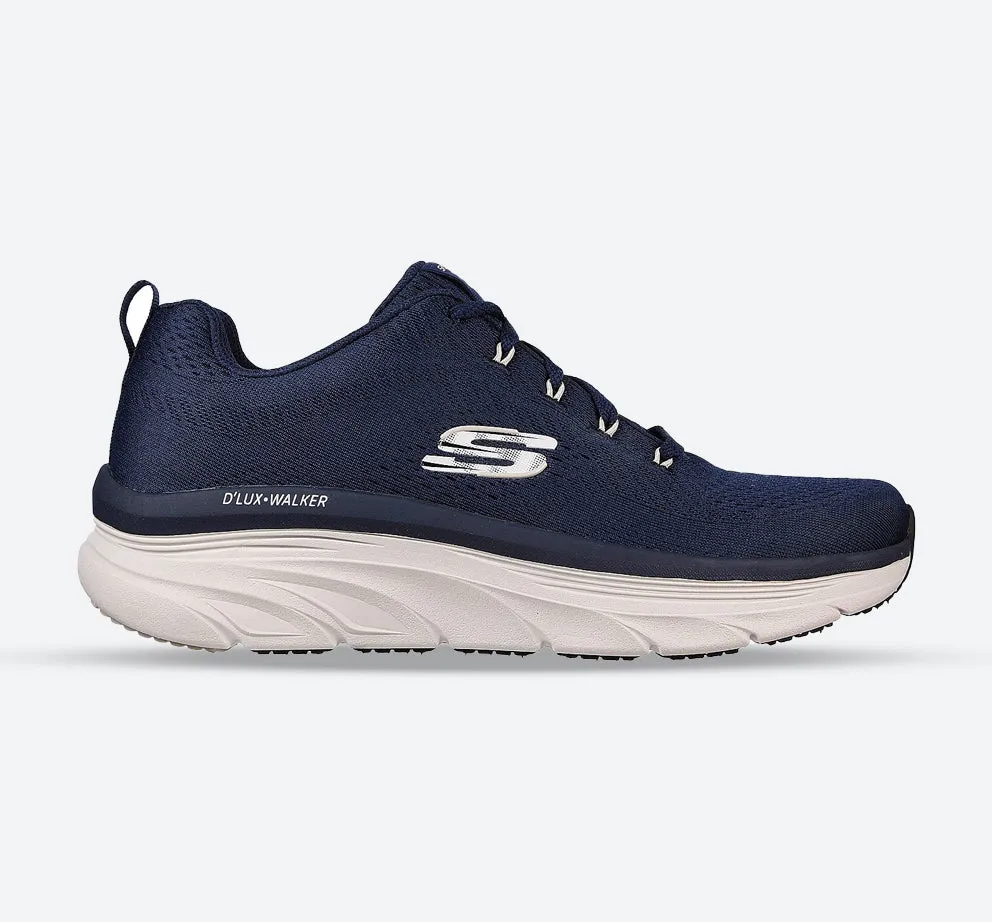 Men's Wide Fit Skechers 232364 Relaxed Fit Meerno D'lux Walker Trainers - Navy sold by Wide Fit Shoes