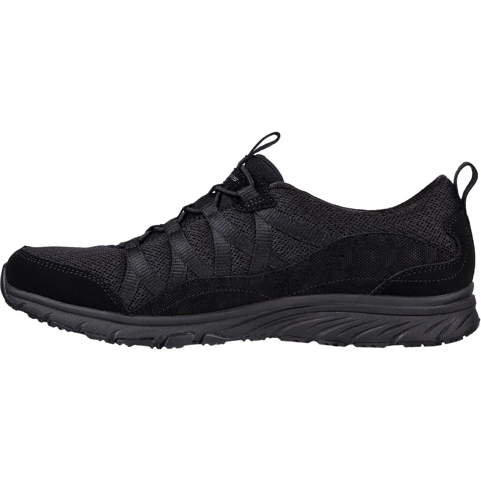 Women's Wide Fit Skechers 104281 Gratis Sport Live Golden Trainers - Black sold by Wide Fit Shoes product image thumbnail 4
