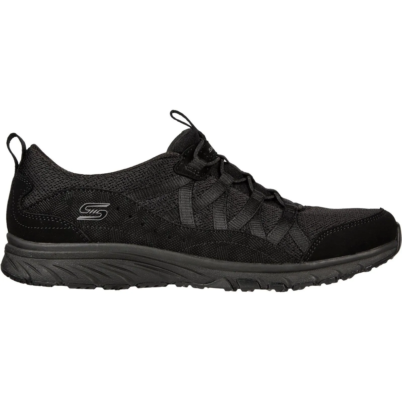 Women's Wide Fit Skechers 104281 Gratis Sport Live Golden Trainers - Black sold by Wide Fit Shoes product image thumbnail 2