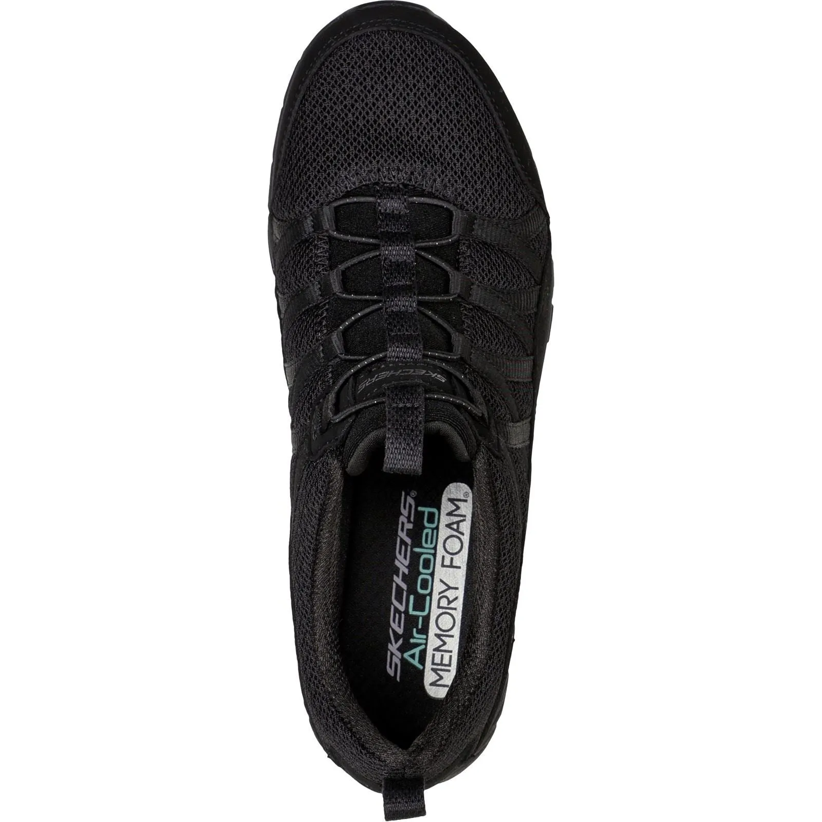 Women's Wide Fit Skechers 104281 Gratis Sport Live Golden Trainers - Black sold by Wide Fit Shoes product image thumbnail 5