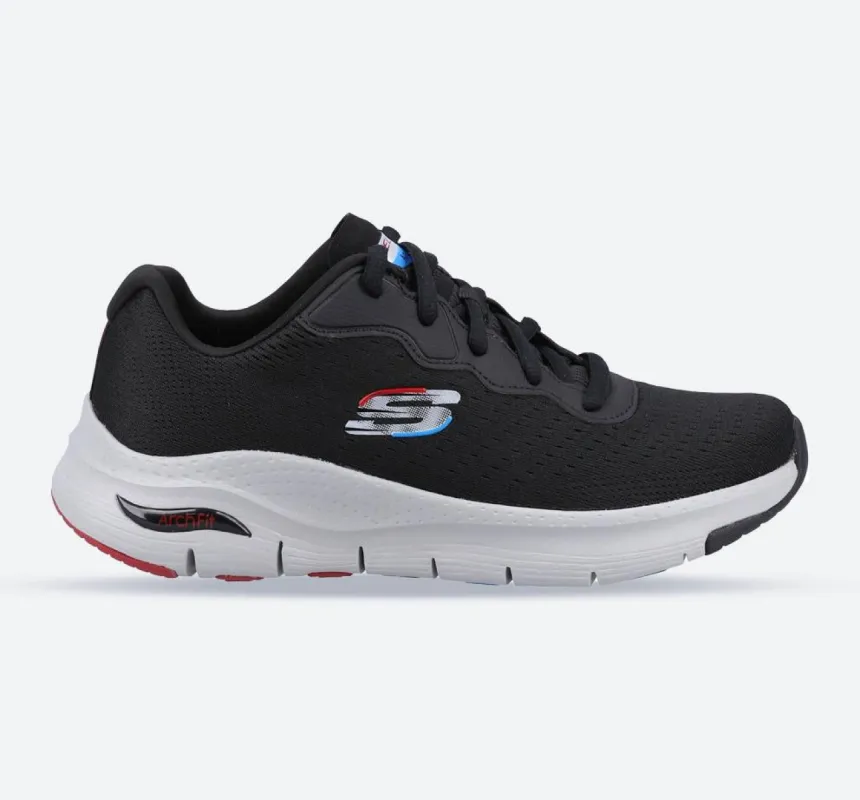 Men's Wide Fit Skechers 232303 Arch Fit Trainers - Black sold by Wide Fit Shoes