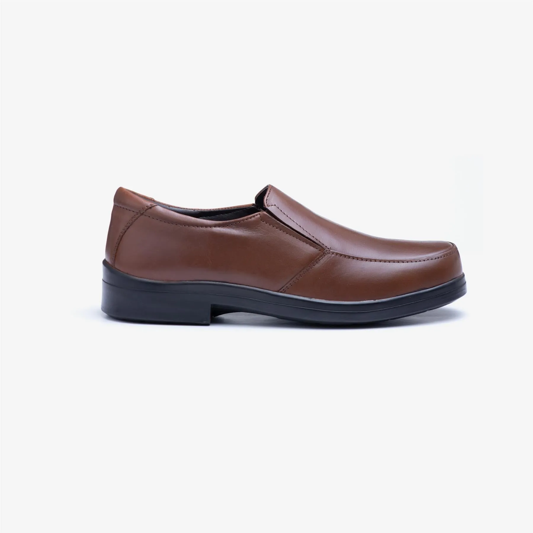 Mens Wide Fit Tredd Well Camelot Slip On Shoes - Tan sold by Wide Fit Shoes product image thumbnail 2