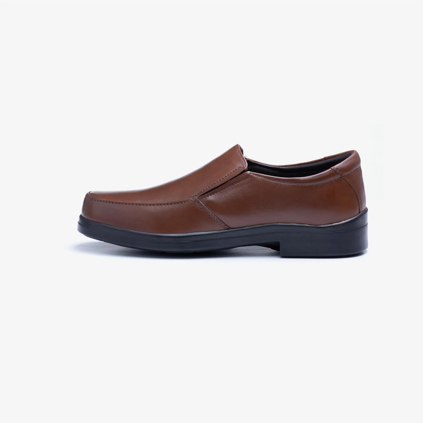 Mens Wide Fit Tredd Well Camelot Slip On Shoes - Tan sold by Wide Fit Shoes product image thumbnail 5