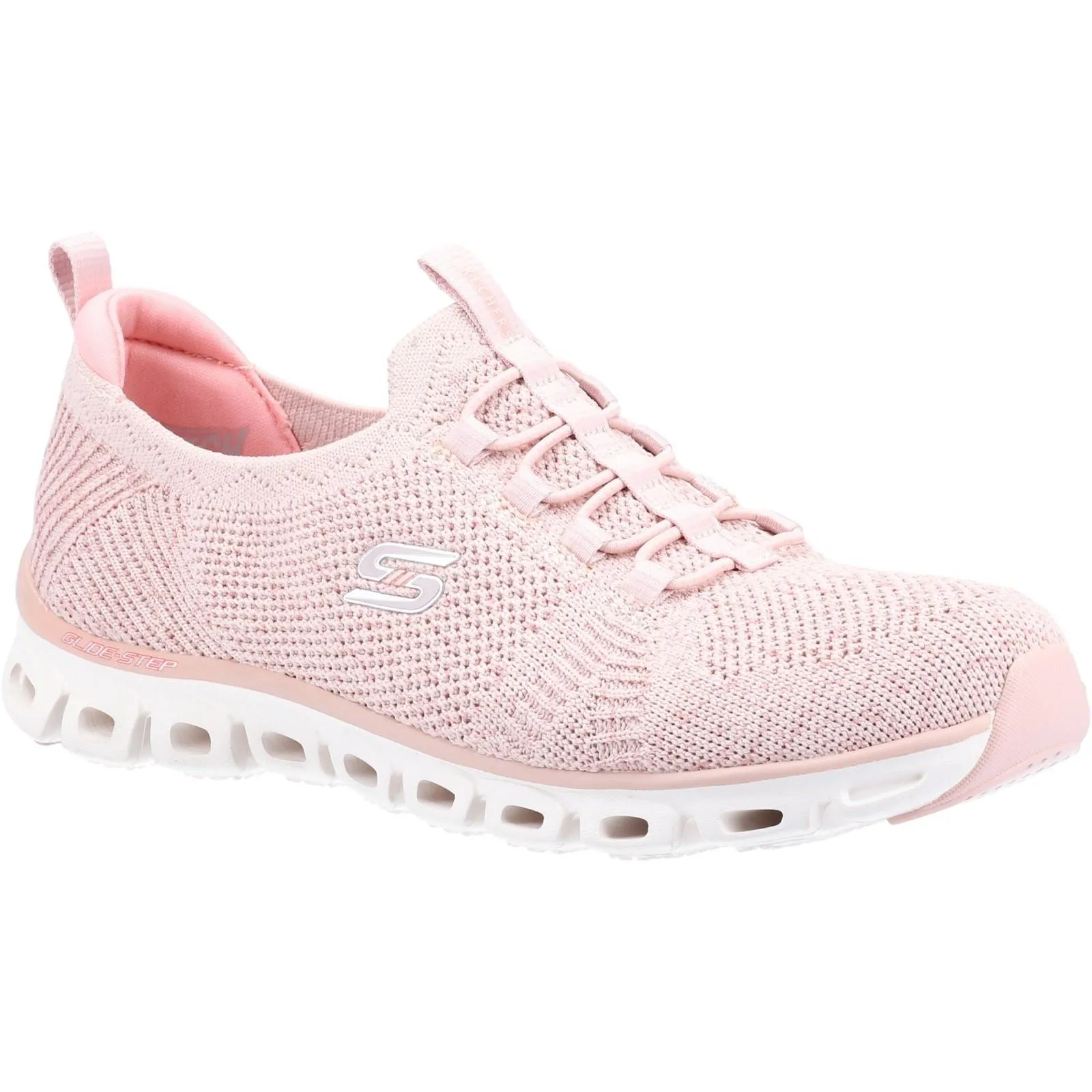 Women's Wide Fit Skechers 104198 Glide Step Grand Flash Trainers - Rose sold by Wide Fit Shoes product image thumbnail 3